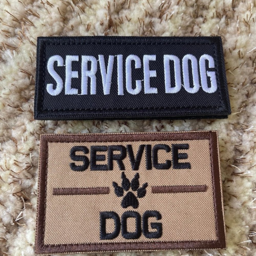 Embroidery Service Dog Patch, Service Dog Appliques, Clothing Patch